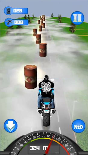 Highway Dash 3D - Speed Street Bike Moto Racing screenshot 2