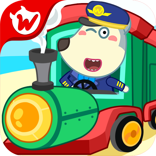 Wolfoo Train - Railway Station icon