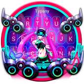 Neon DJ Music Keyboard Theme on 9Apps