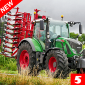 Tractor Farming Thresher icon