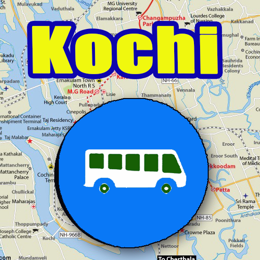 Kochi Bus Map Offline иконка
