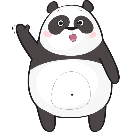 Cute Panda Stickers - WAStickerApps for WhatsApp icon