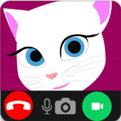Call Video Talking Cat Angela icon