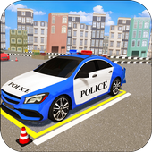 Luxury Police Car Parking 3D Mania icon