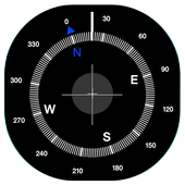 Compass with Android icon