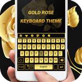 Gold Rose Keyboard Theme