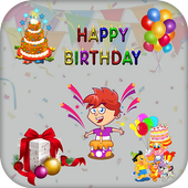 Birthday Stickers For Whatsapp-WAsticker Apps icon