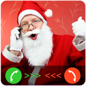 مكالمة فيديو من سانتا كلوز أيقونة