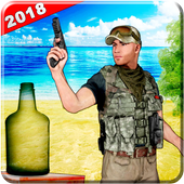 Us army bottle shooting training games 3d icon