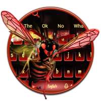 แป้นพิมพ์ Blood Red Bee on 9Apps