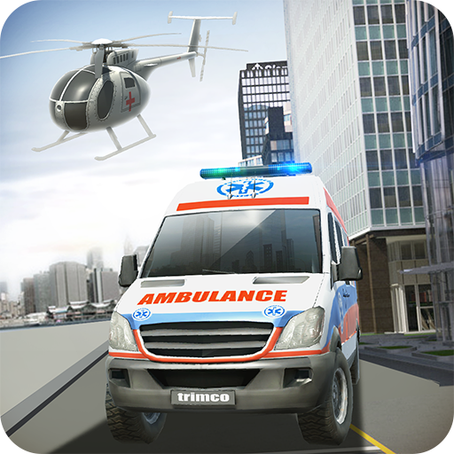 Ambulance &amp; Helicopter SIM 2 icon