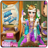 لعبة عملية جراحة القدم وازالة المسامير أيقونة