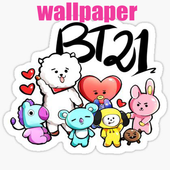 BTS WALLPAPER BT21 icon