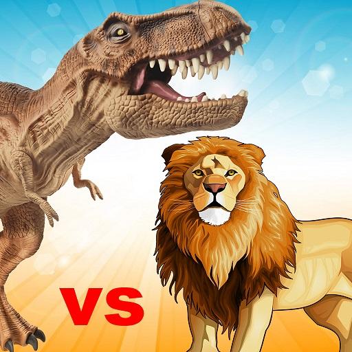 Lion vs Dinosaur Animal Simulator Game иконка