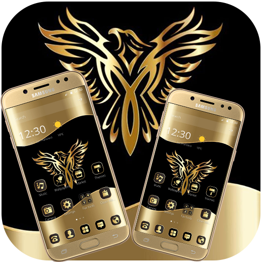 Gold Luxury Eagle Theme icon