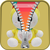 Doraemon Zipper Lock Screen icon