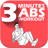 3 Minutes Abs Workout icon