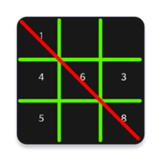 Tic TacToe numbers icon