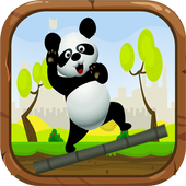 super panda Jump أيقونة
