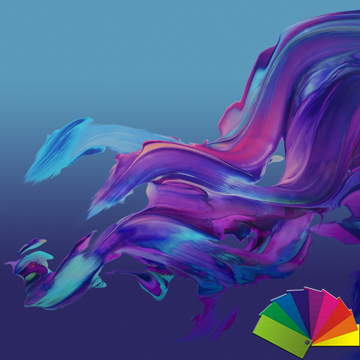 Delight Blue XZ Theme Xperia icon