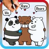 How To Draw bears characters on 9Apps