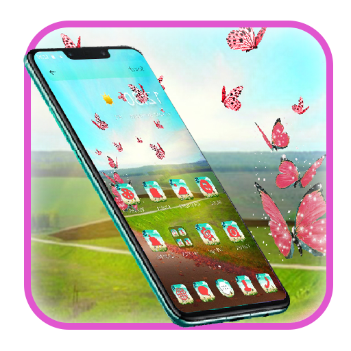 Butterfly Green Nature Theme icon