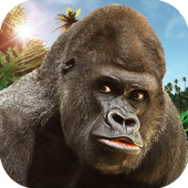 Angry Mad gorilla Wild Attack icon