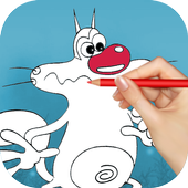 Oggy Coloring Game icon