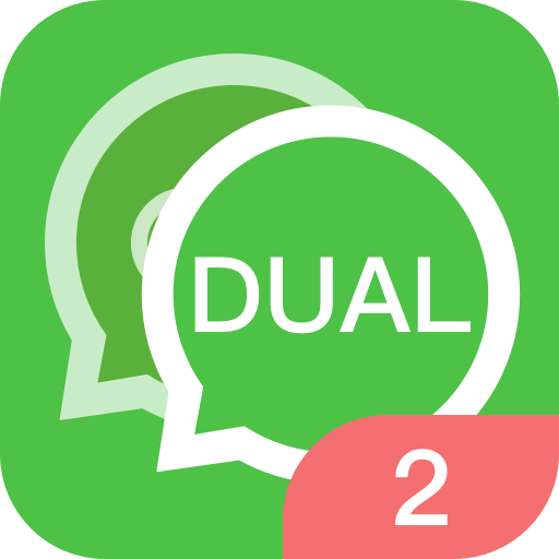 ikon Banyak Akun: Ruang Paralel, Aplikasi Klon