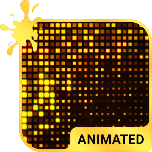 Gold Mosaic Animated Keyboard icon