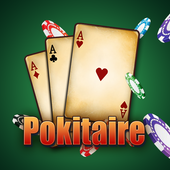 Pokitaire! Poker &amp; Solitaire Beginner Game FREE icon