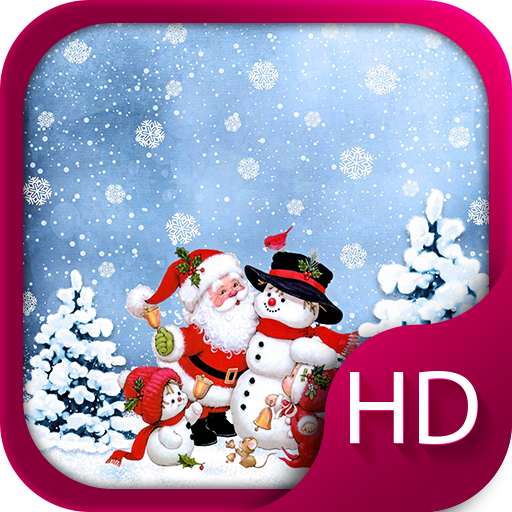 Cute Snowman Live Wallpaper HD icon