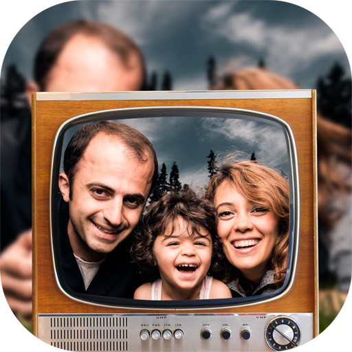 Funny photo effects icon