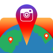 Fake location for Instagram icon