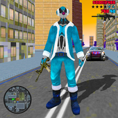 Crime Santa Rope Hero Gangaster Crime icon