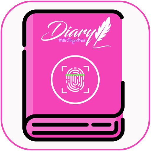 Diary With a Fingerprint Lock &amp; passcode Pro App icon