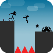 stickman parkour icon