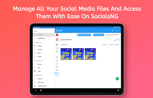 SocialsNG: All In One Social Media Management App screenshot 14