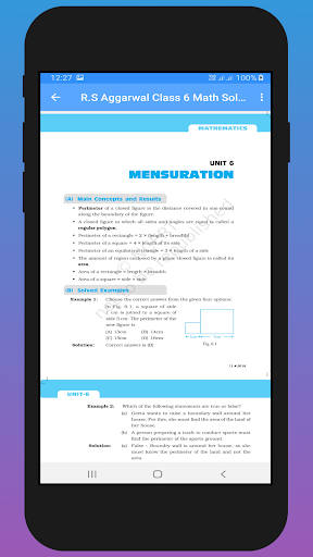 RS Aggarwal Class 6 Math Solution Offline - 2020 screenshot 4
