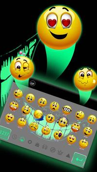 Green Fluorescent Smile Keyboard स्क्रीनशॉट 3