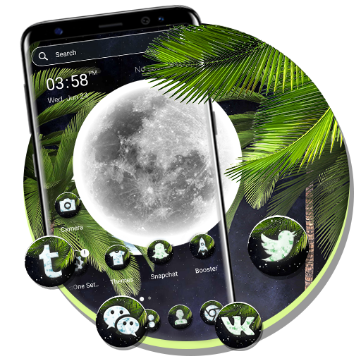 Moon Night Theme Launcher icon