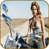 Hot Girl Bike Wallpapers 2017