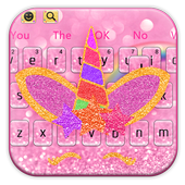 Shiny Unicorn Keyboard Theme icon