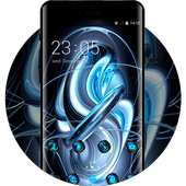 Fantasy/sci-fi theme wallpaper form light pattern أيقونة