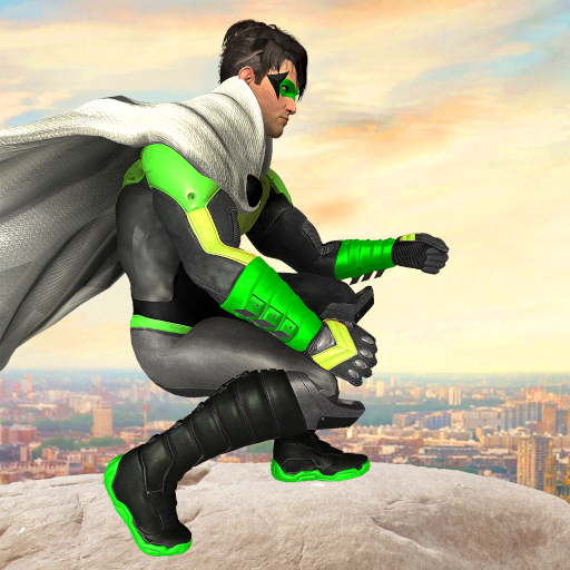 Flying Police Robot Hero - Crime City Rescue Game icon