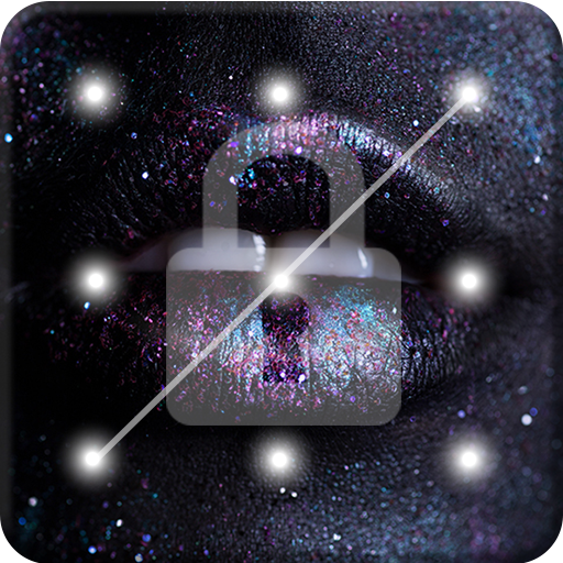 Glitter Galaxy  Body Screen Lock icon