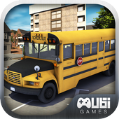 School Bus Car Simulator 3D icon