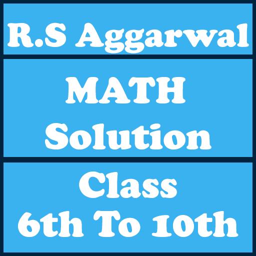 R.S Aggarwal Math Solution - Class 6th-10th icon