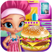 Shimmer Magic Burger Maker - Cooking Game icon