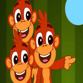Five Little Monkeys : Offline Videos icon